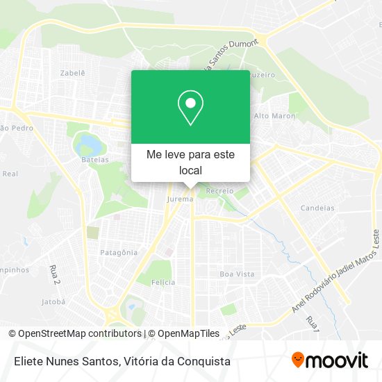 Eliete Nunes Santos mapa