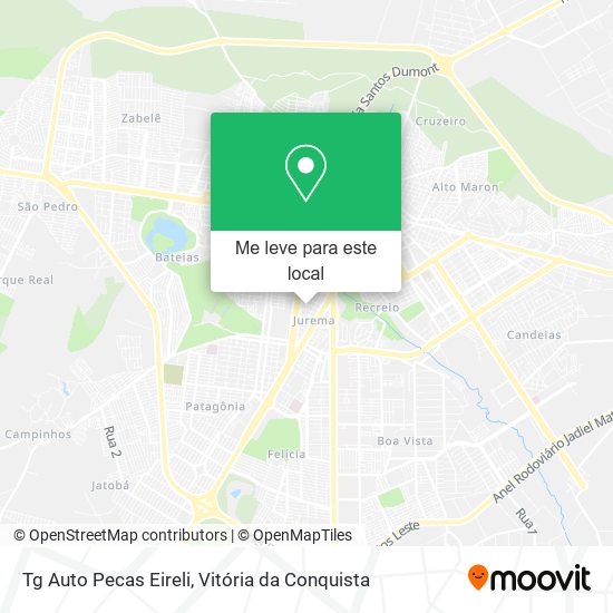 Tg Auto Pecas Eireli mapa