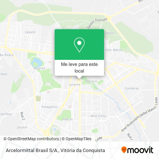 Arcelormittal Brasil S/A. mapa