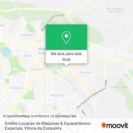 Gridloc Locacao de Maquinas & Equipamentos Especiais mapa