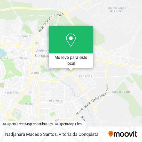 Nadjanara Macedo Santos mapa