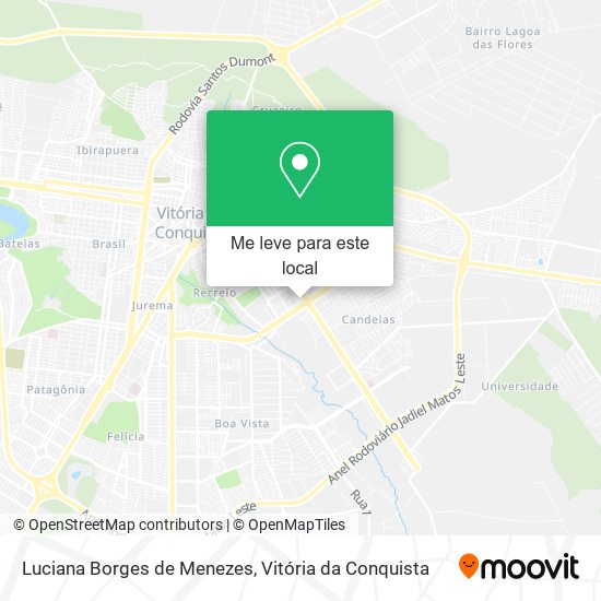 Luciana Borges de Menezes mapa