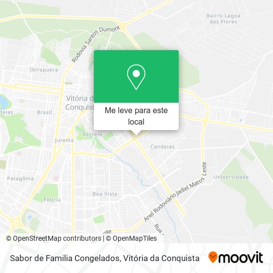 Sabor de Familia Congelados mapa