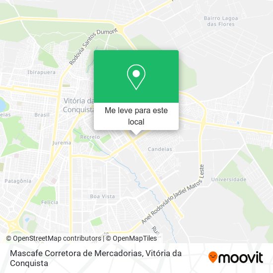 Mascafe Corretora de Mercadorias mapa