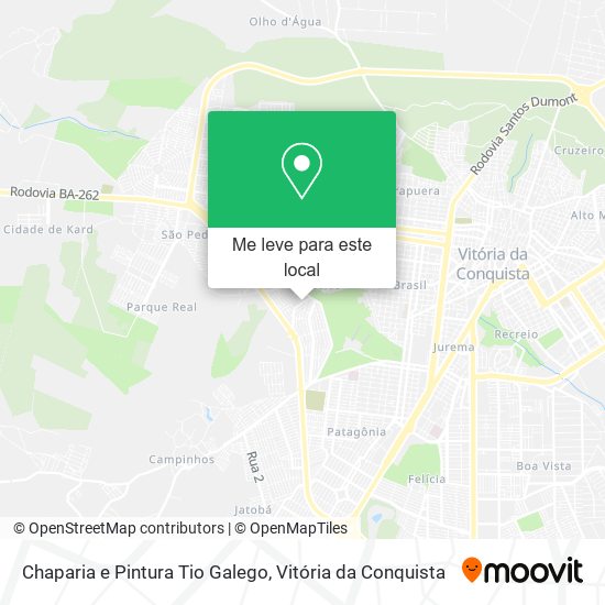 Chaparia e Pintura Tio Galego mapa