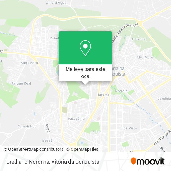 Crediario Noronha mapa