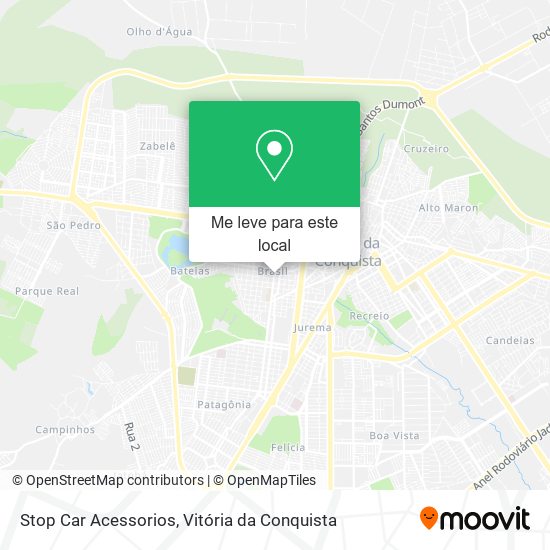 Stop Car Acessorios mapa