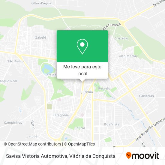 Savisa Vistoria Automotiva mapa