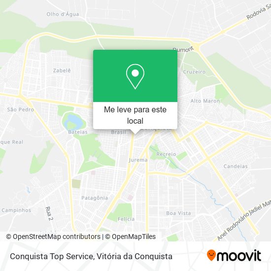 Conquista Top Service mapa