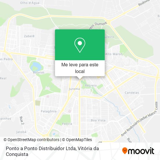 Ponto a Ponto Distribuidor Ltda mapa