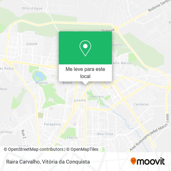 Raira Carvalho mapa