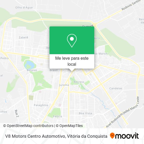 V8 Motors Centro Automotivo mapa