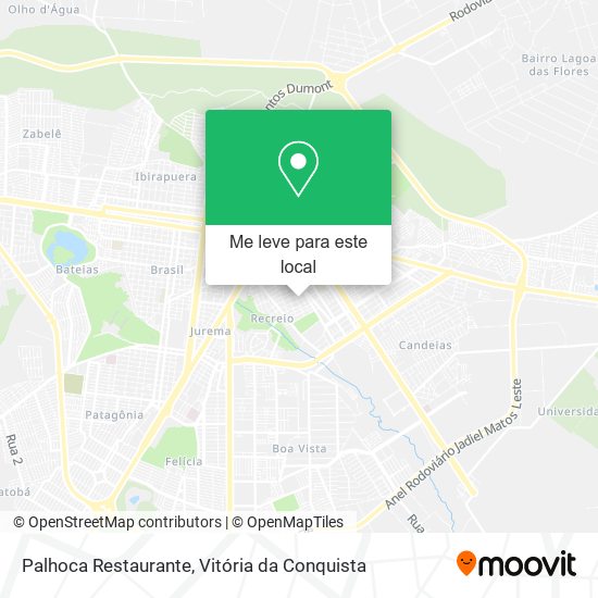 Palhoca Restaurante mapa