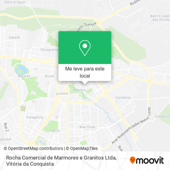 Rocha Comercial de Marmores e Granitos Ltda mapa