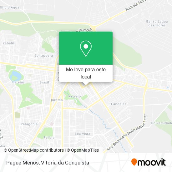 Pague Menos mapa