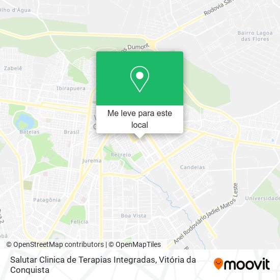 Salutar Clinica de Terapias Integradas mapa