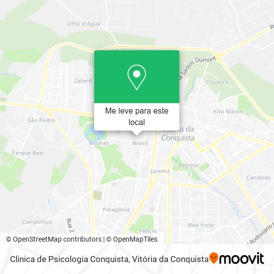Clinica de Psicologia Conquista mapa