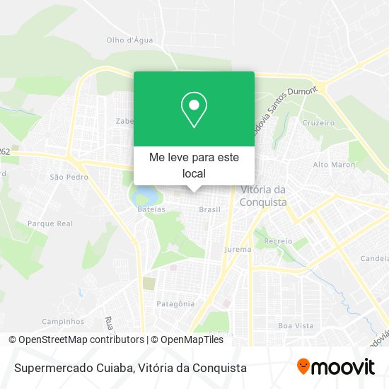 Supermercado Cuiaba mapa