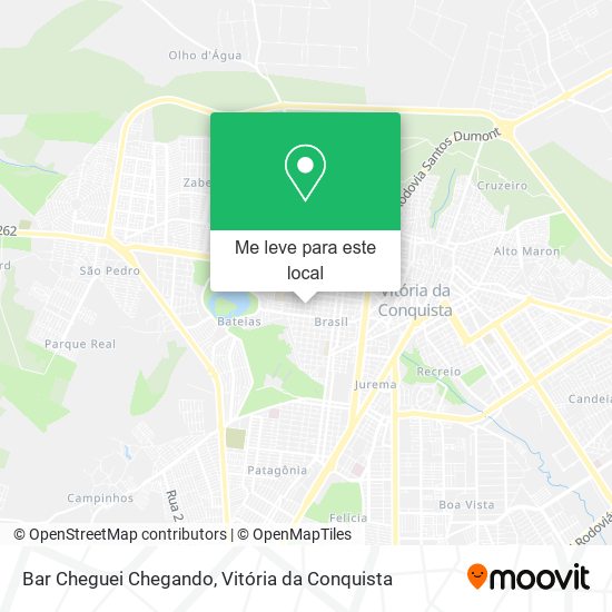 Bar Cheguei Chegando mapa