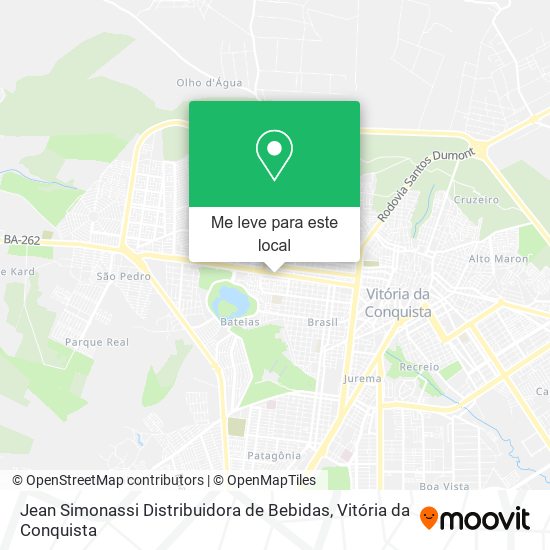 Jean Simonassi Distribuidora de Bebidas mapa