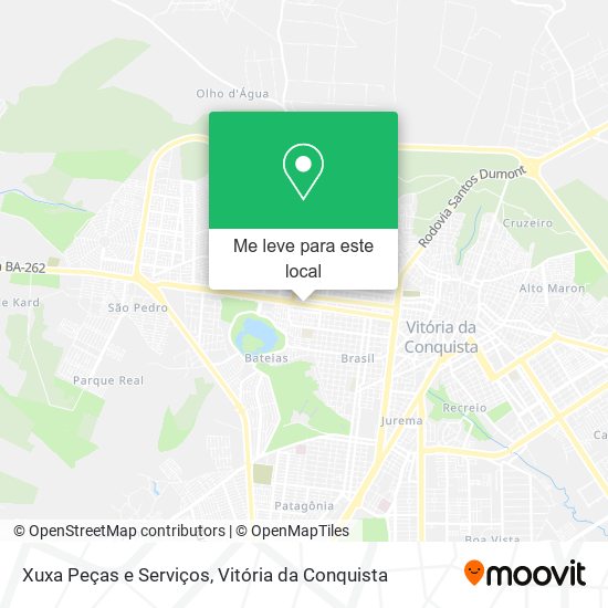 Xuxa Peças e Serviços mapa