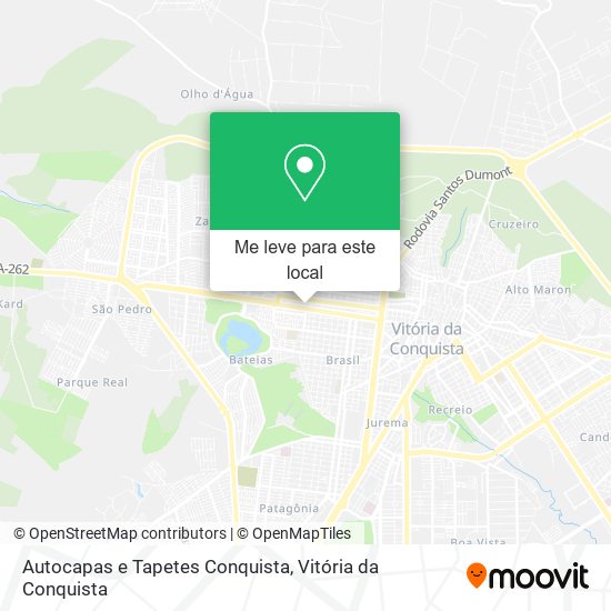 Autocapas e Tapetes Conquista mapa