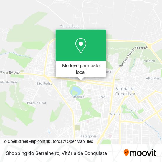 Shopping do Serralheiro mapa