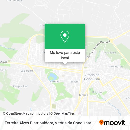 Ferreira Alves Distribuidora mapa