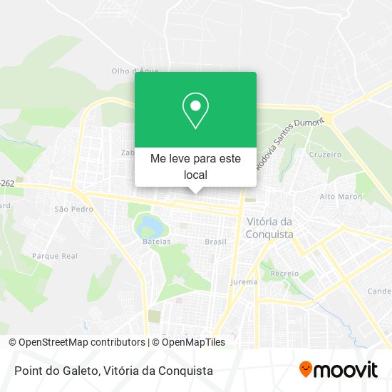 Point do Galeto mapa