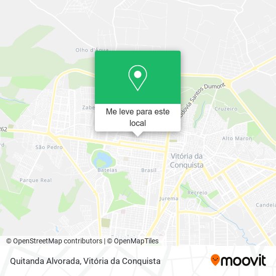 Quitanda Alvorada mapa