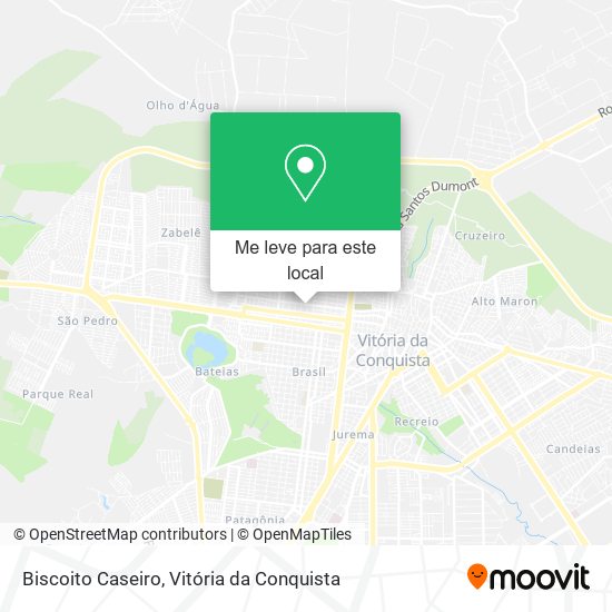 Biscoito Caseiro mapa