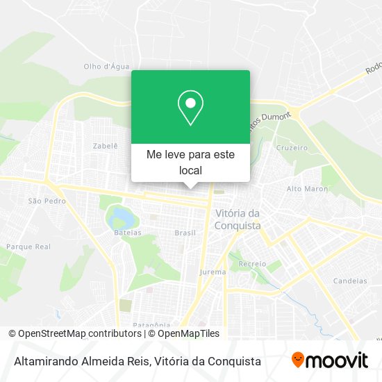 Altamirando Almeida Reis mapa