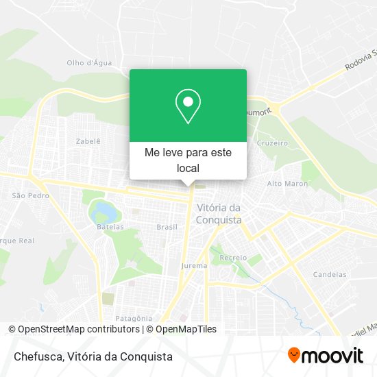 Chefusca mapa
