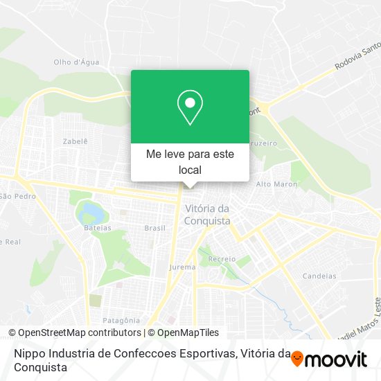 Nippo Industria de Confeccoes Esportivas mapa