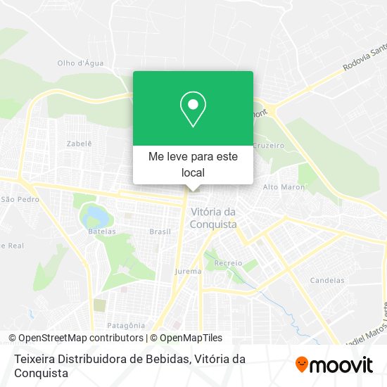 Teixeira Distribuidora de Bebidas mapa