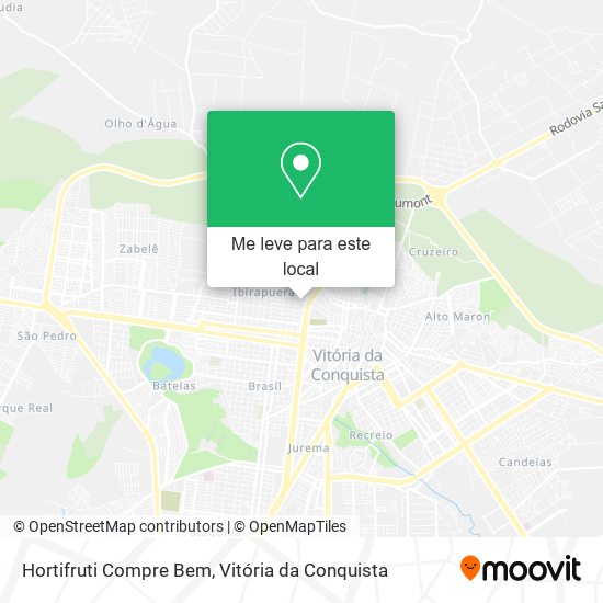 Hortifruti Compre Bem mapa