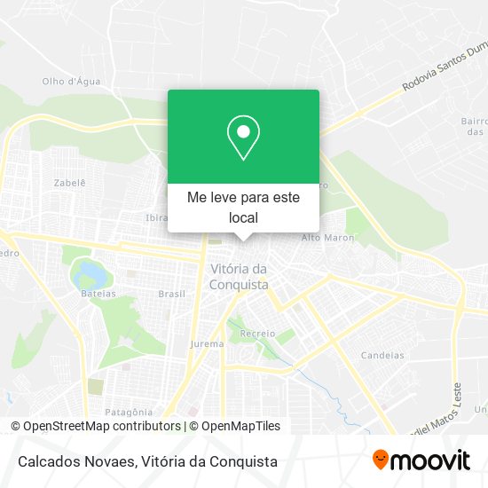 Calcados Novaes mapa