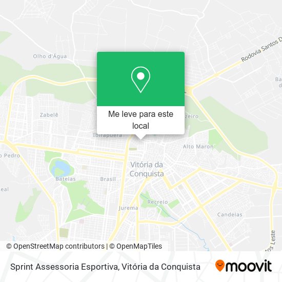 Sprint Assessoria Esportiva mapa