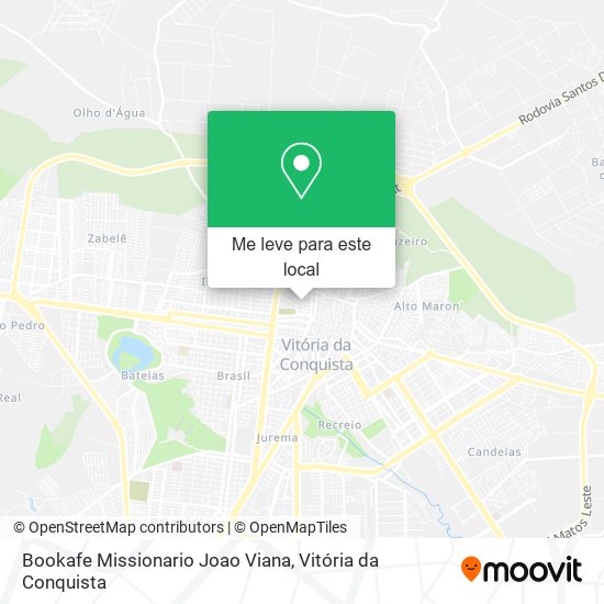 Bookafe Missionario Joao Viana mapa