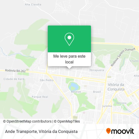 Ande Transporte mapa