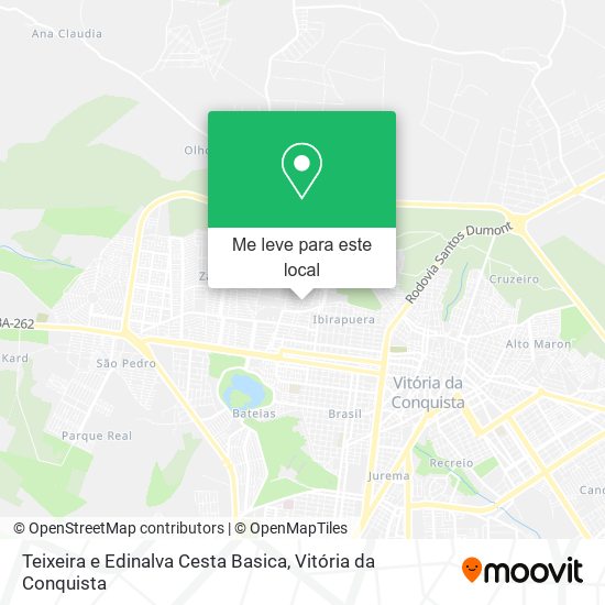 Teixeira e Edinalva Cesta Basica mapa