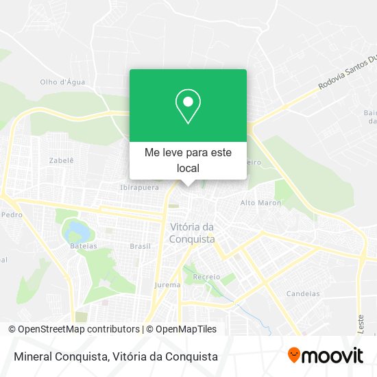 Mineral Conquista mapa