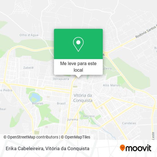 Erika Cabeleireira mapa
