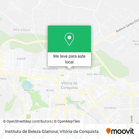 Instituto de Beleza Glamour mapa