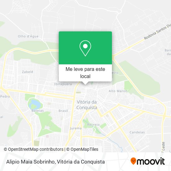 Alipio Maia Sobrinho mapa