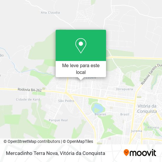 Mercadinho Terra Nova mapa