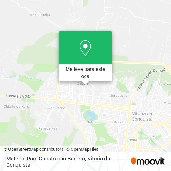 Material Para Construcao Barreto mapa