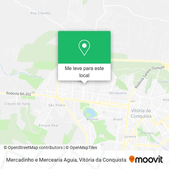 Mercadinho e Mercearia Aguia mapa