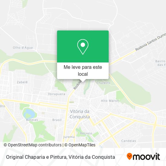Original Chaparia e Pintura mapa