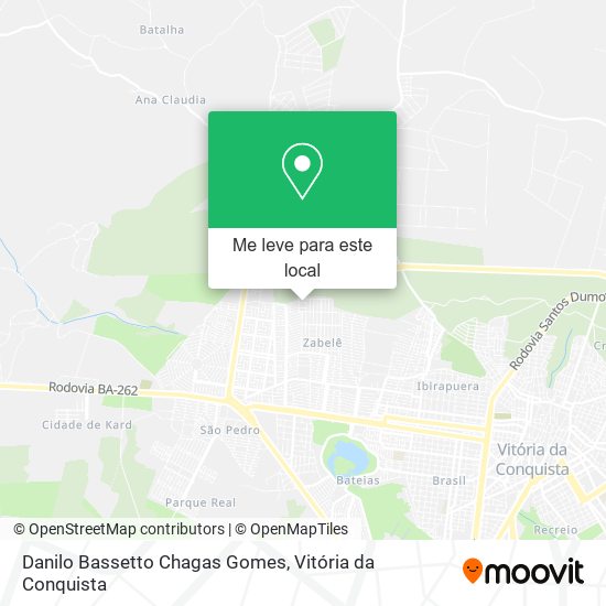 Danilo Bassetto Chagas Gomes mapa